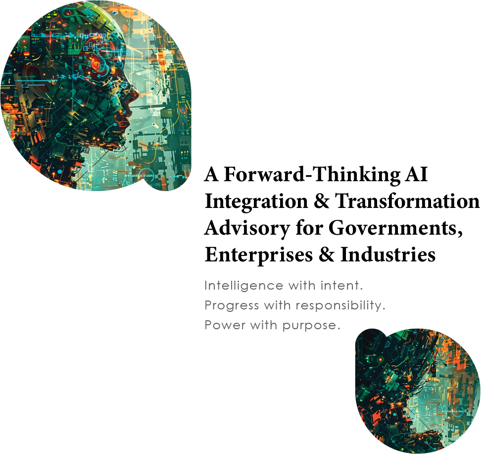 Landing Page Visual showing AI transformation and enterprise integration